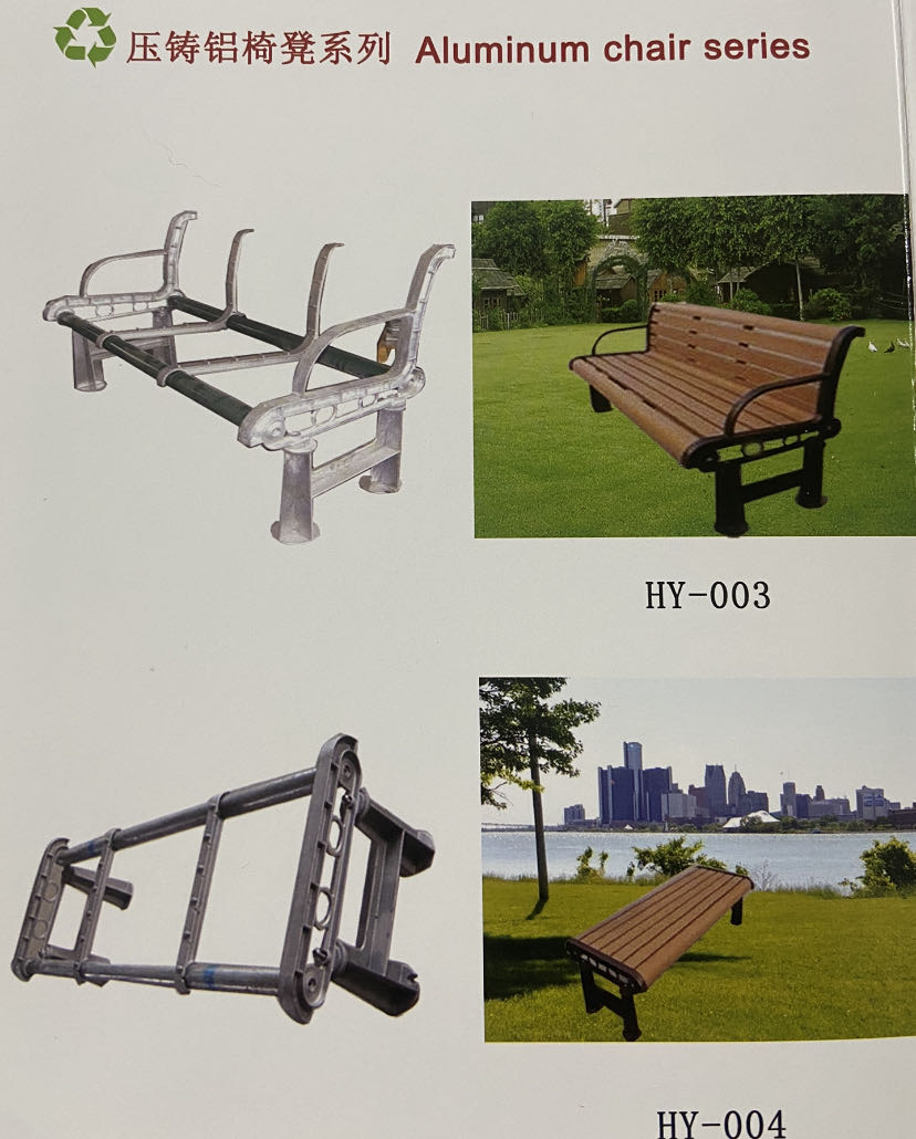 Aluminum Chair Series -Garden & Park Equipment - Secondary Product Angle