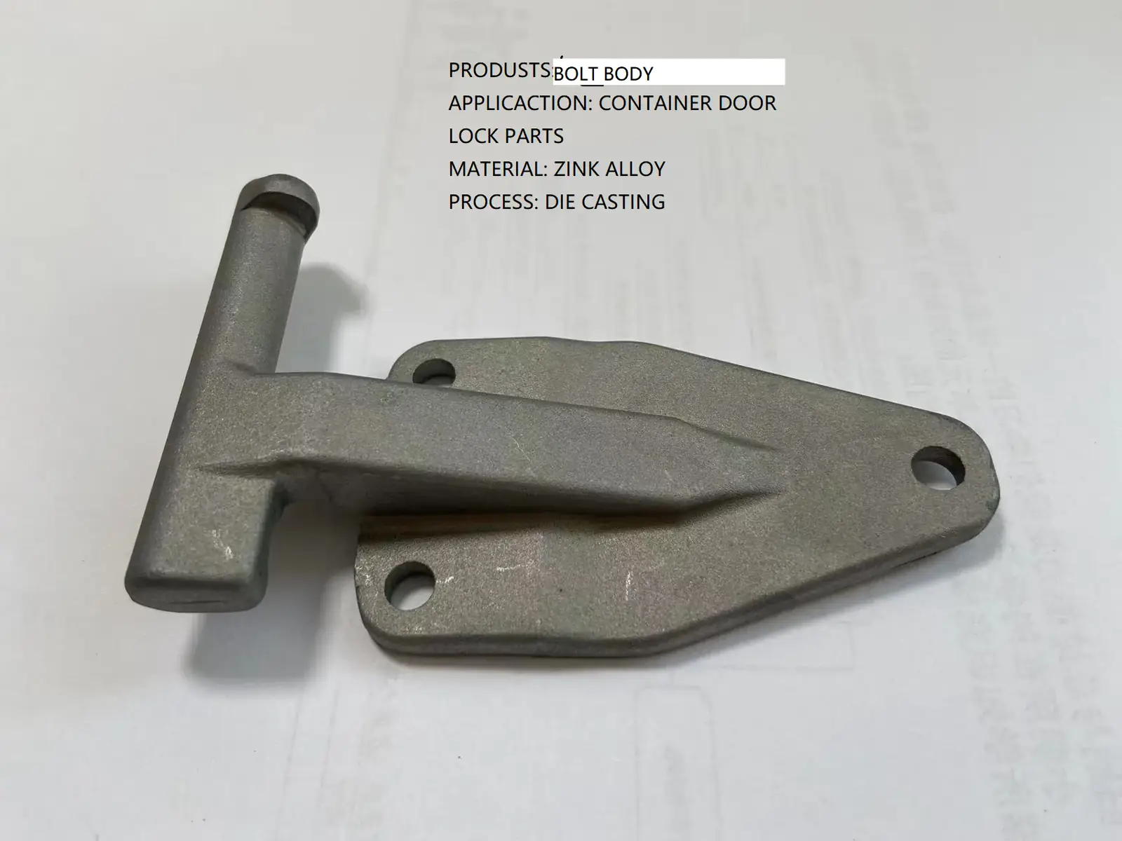 Bolt Body -Container & Lock Parts - Secondary Product Angle